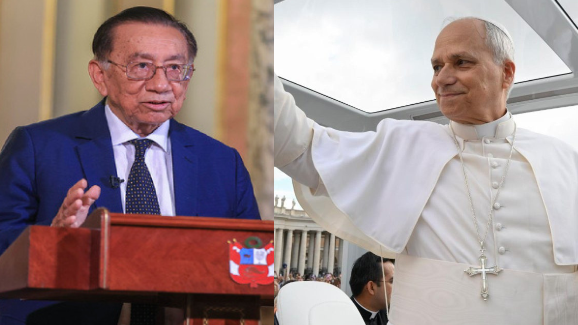 Presidente José Balcázar tiene previsto viajar hoy, miércoles 17 de junio, al Vaticano para reunirse mañana con el papa León XIV