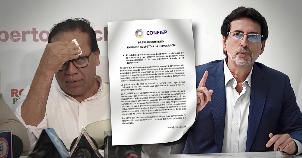 CONFIEP se pronuncia contra denuncias de «fraude en desarrollo» y exige respetar resultados electorales