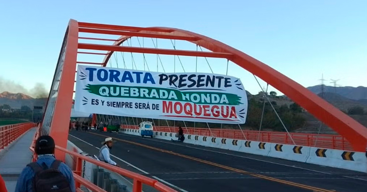 Gobierno observa proyecto de ley que modificaba los limites entre Moquegua y Tacna