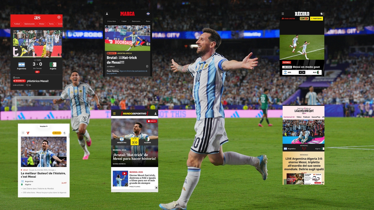 “Brutal”, “histórico” y “eterno”: así vieron los medios del mundo el show de Messi en el debut de Argentina en el Mundial