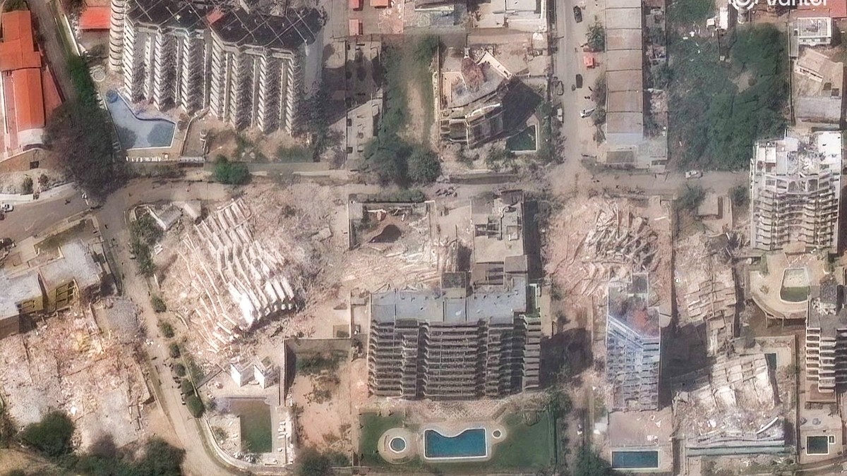 Las imágenes satelitales de La Guaira revelan la magnitud de la destrucción que dejaron los dos terremotos en Venezuela