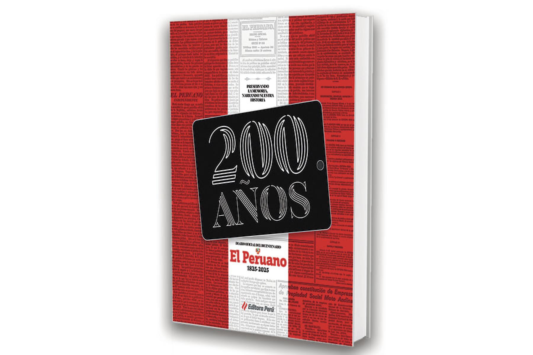 Publican libro que sintetiza los 200 años del Diario Oficial El Peruano