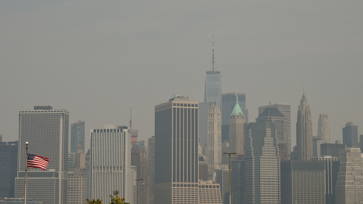 Nueva alerta por la calidad del aire en el área de la ciudad de Nueva York debido al humo de los incendios forestales canadienses