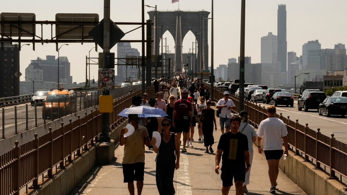 Nueva York iguala el récord de temperatura máxima en el segundo día de la ola de calor prevista