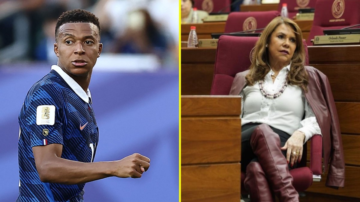Senadora paraguaya vuelve a atacar a Kylian Mbappé en plena sesión del Congreso: »Este hijo de…»