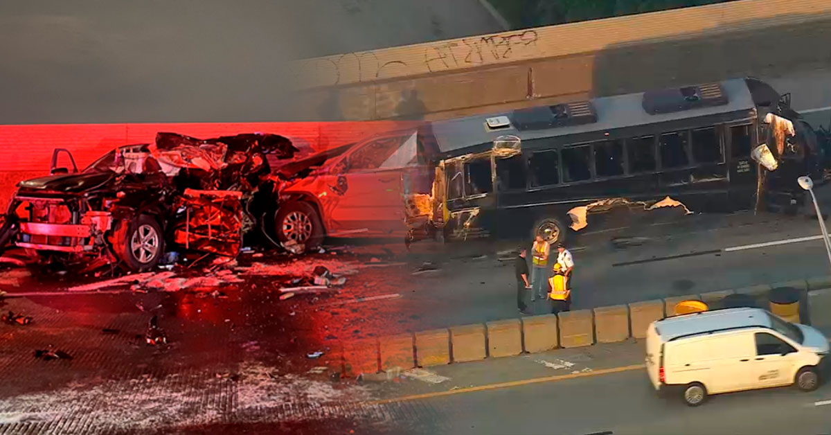 Tragedia tras choque de autobús contra dos autos: Reportan al menos dos muertos y 20 heridos