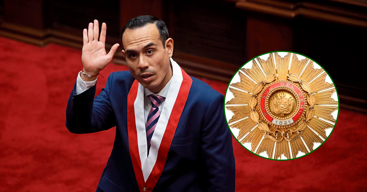 Congreso decidirá este jueves si concede la Medalla de Gran Cruz a José Jerí
