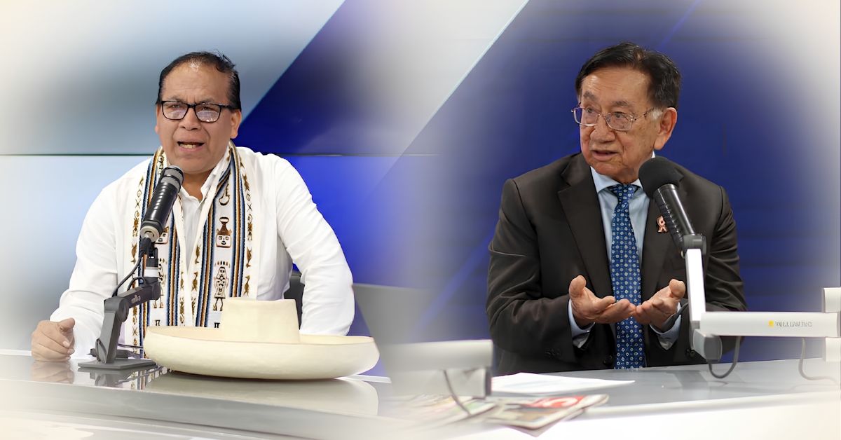 Roberto Sánchez y hermano de Pedro Castillo se reunieron con el presidente Balcázar en Palacio de Gobierno