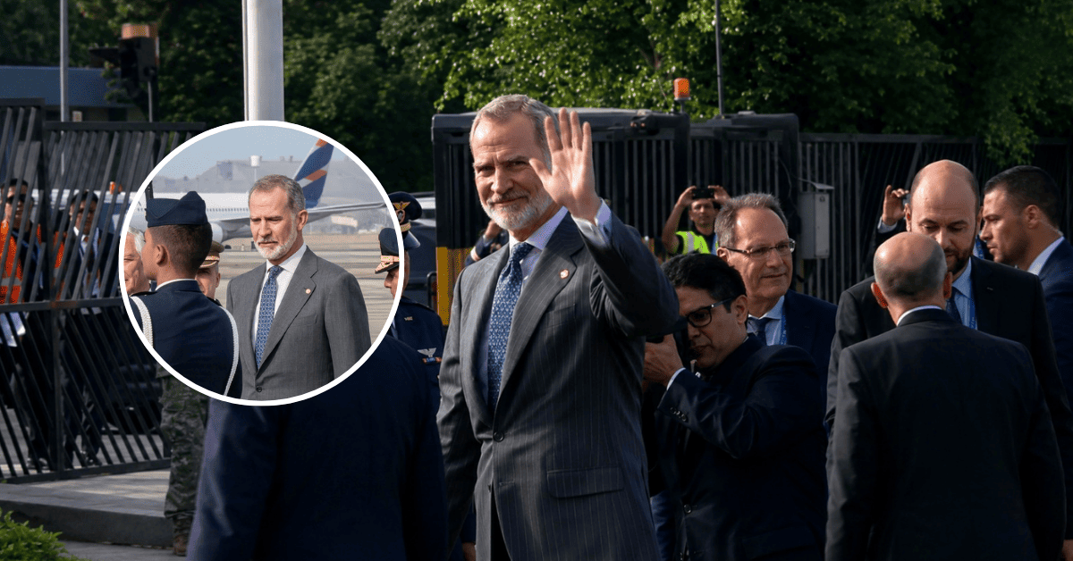 Felipe VI, rey de España, llega al Perú para la toma de mando de la presidenta electa Keiko Fujimori
