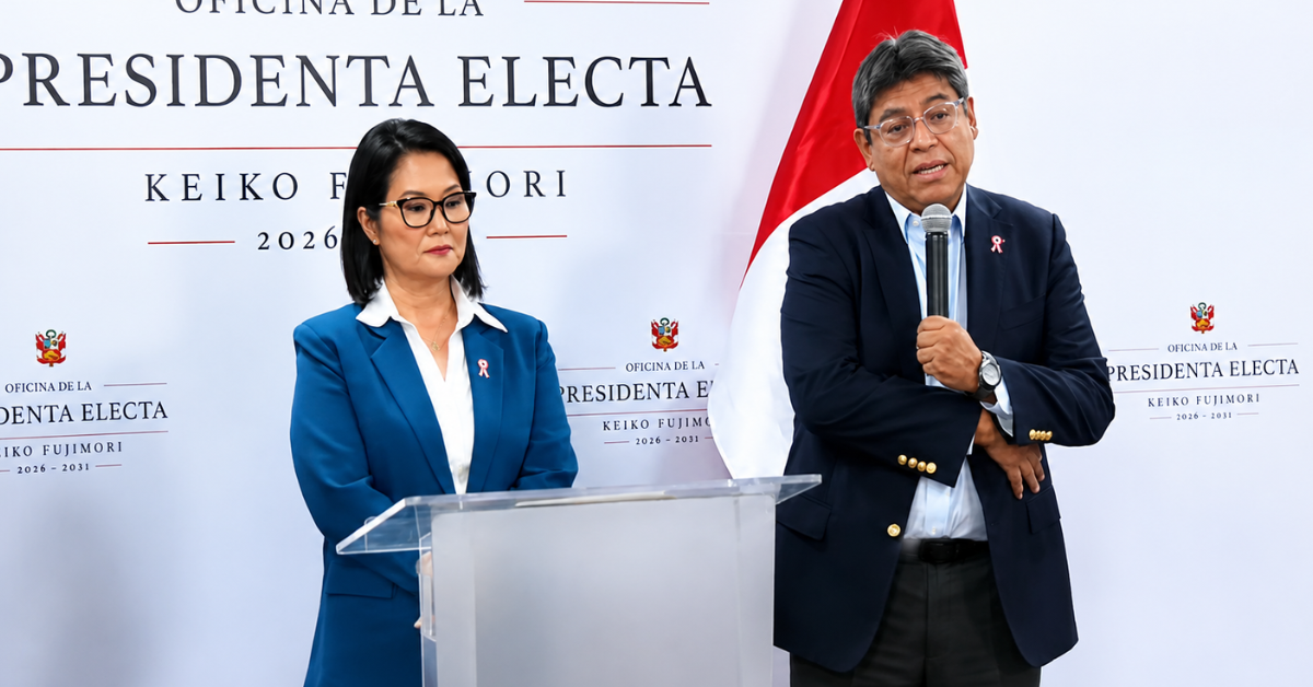 Keiko Fujimori anuncia que Elmer Cuba será el próximo ministro de Economía y Finanzas