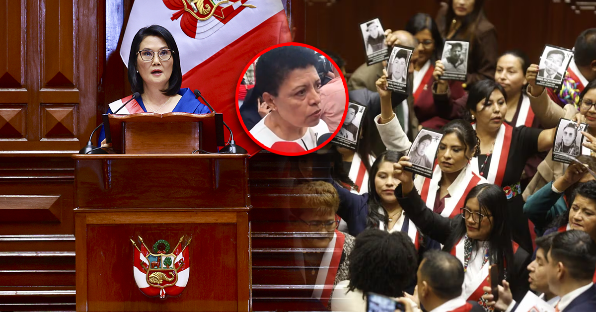 Fuerza Popular lamentó el desplante de la oposición ante el mensaje de Keiko Fujimori: «Destaco que salieron en silencio»