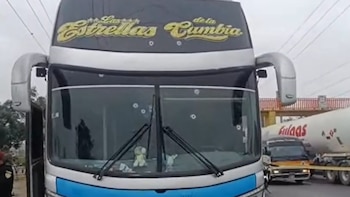 Tres heridos luego de ataque de sicarios contra el bus de ‘Las Estrellas de la Cumbia’