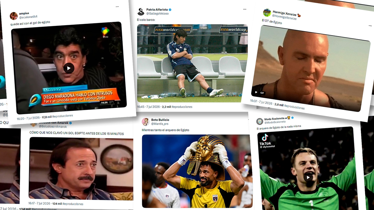 Los mejores memes de la clasificación de la selección argentina ante Egipto