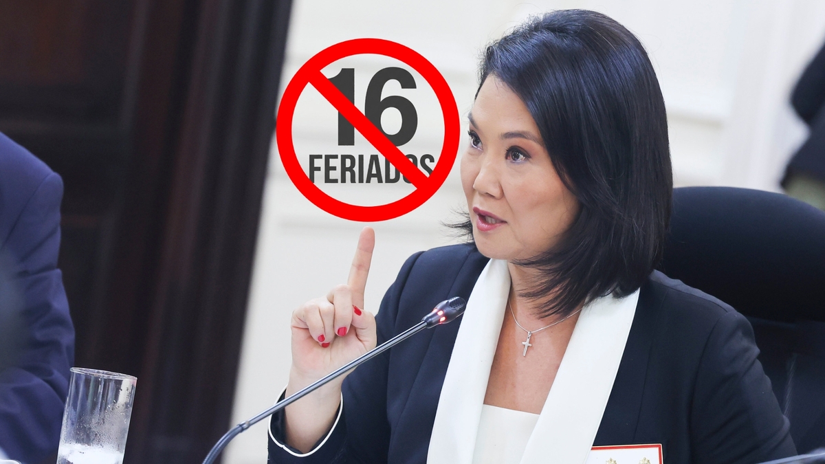 Keiko Fujimori y su gobierno quieren eliminar feriados “con la finalidad de racionalizar su uso y fomentar la productividad”