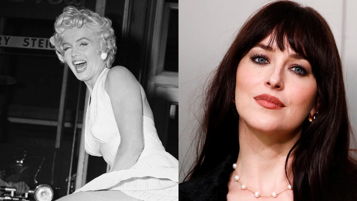 Primer vistazo de Dakota Johnson caracterizada como Marilyn Monroe para su próxima biopic