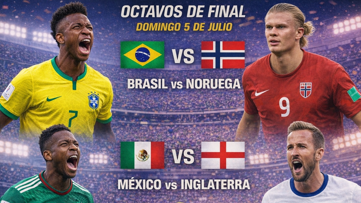 Partidos del Mundial 2026, hoy 5 de julio: hora, estadios y cómo ver en vivo los octavos de final