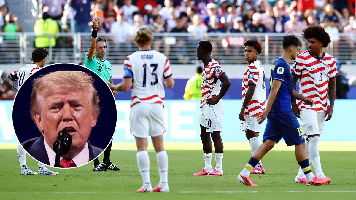 Tras haber sido expulsado ante Bosnia, Balogun, estrella de Estados Unidos, fue habilitado por la FIFA: el posteo de Donald Trump