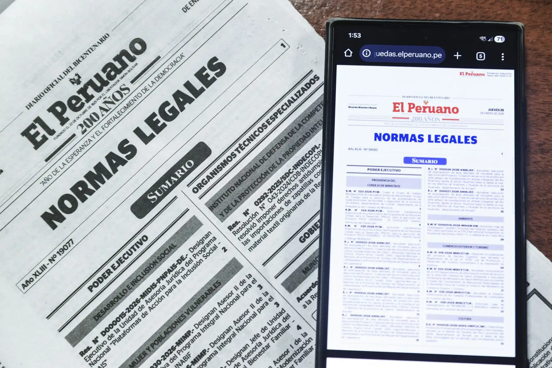 Normas Legales: designan a Juan Carlos Castro como jefe de la Autoridad Nacional del Agua