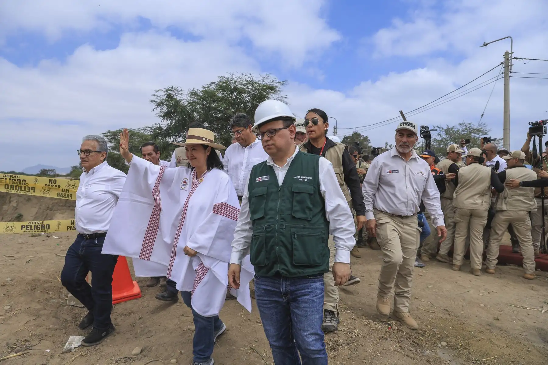 Presidenta Keiko Fujimori llega a La Libertad para entregar licencias de uso de agua