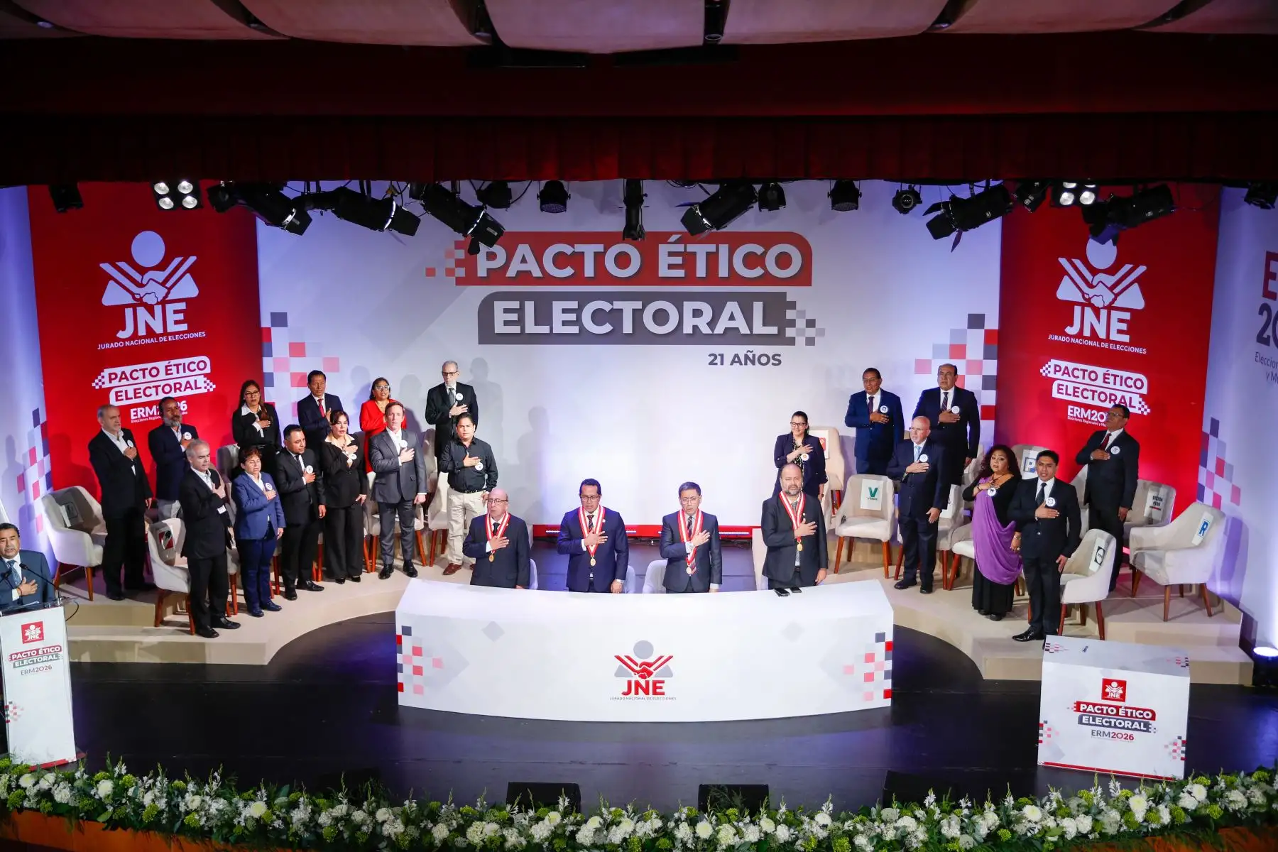 Agrupaciones políticas suscriben Pacto Ético Electoral con miras a comicios de octubre