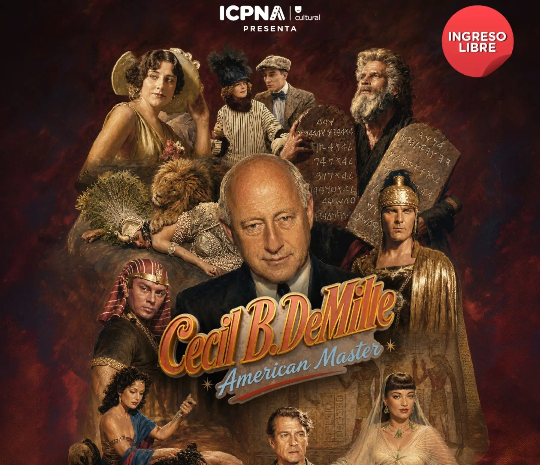 Presentan retrospectiva de Cecil B. DeMille y libro sobre gran maestro del cine