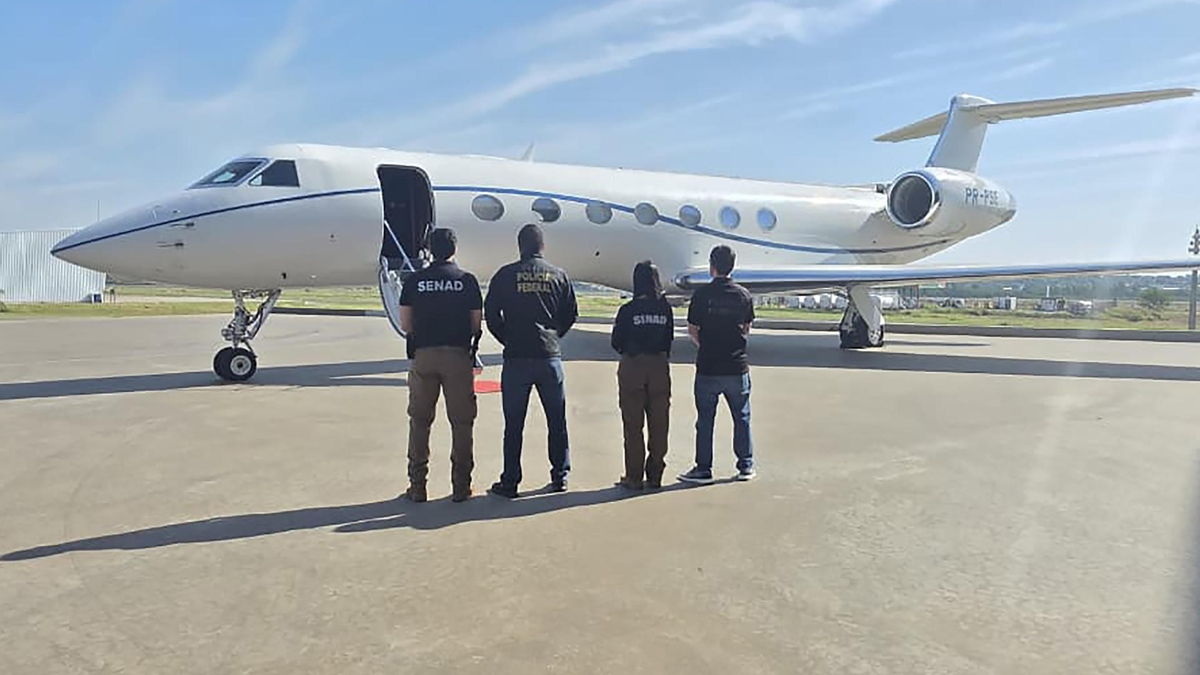 Paraguay entregó a Brasil un jet privado de USD 28 millones vinculado al caso de un banquero detenido por fraude