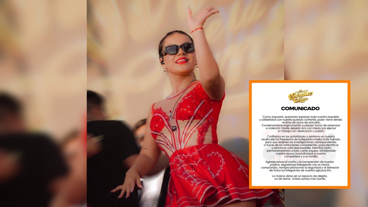 Orquesta ‘Las Estrellas de la Cumbia’ rompe su silencio tras atentado contra Thamara Gómez por extorsión