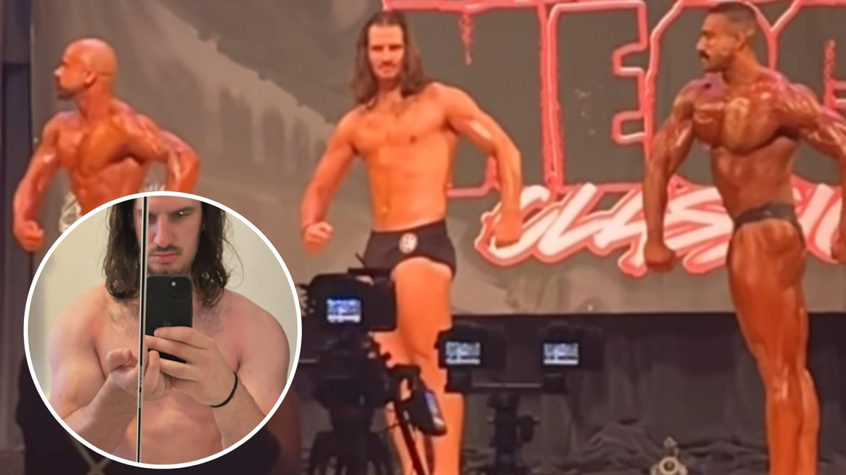 Tomó esteroides y bebió alcohol todos los días sin entrenar: así le fue en su primera competencia de culturismo