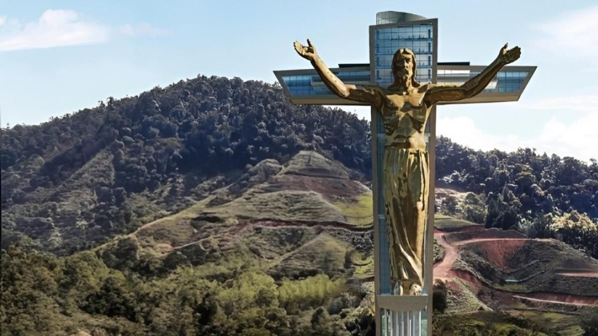 Comenzó la construcción de la estatua de Jesucristo más grande del mundo: Medirá 86 metros