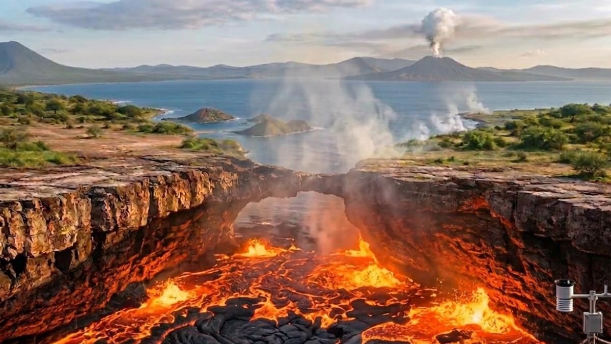Detectan «río de magma» en África: Podría ser parte del proceso que origine un nuevo océano