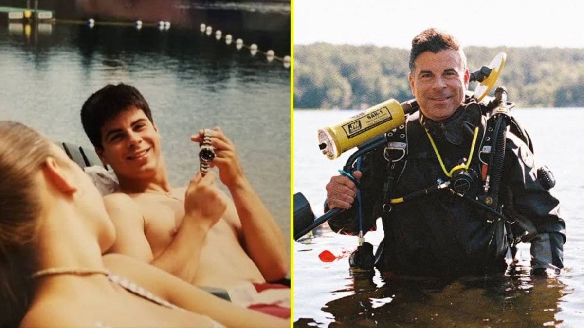 Se le cayó su Rolex al fondo de un lago en 1996: 30 años después, un doble de acción de Hollywood aún bucea para hallarlo