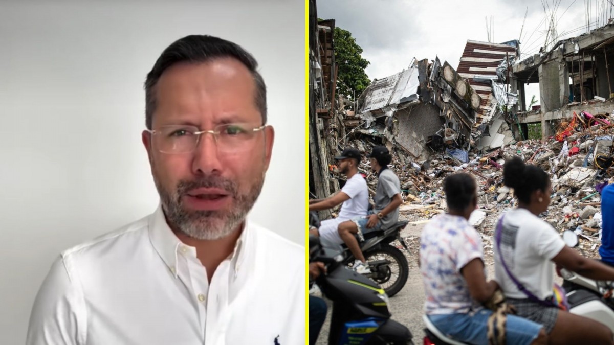 Polémica en Colombia: Critican a ministro de Vivienda por viajar a la playa con su familia tras terremoto