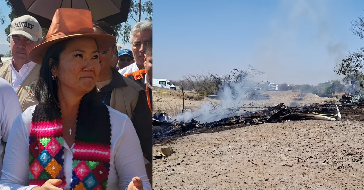 Keiko Fujimori no descarta el cierre temporal del aeropuerto de Pisco tras el accidente aéreo que dejó 13 fallecidos