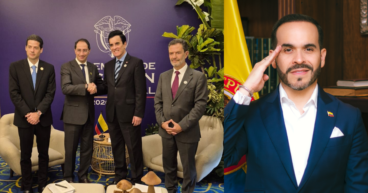 Canciller Carlos Espá viaja a Colombia para participar en la transmisión del mando presidencial