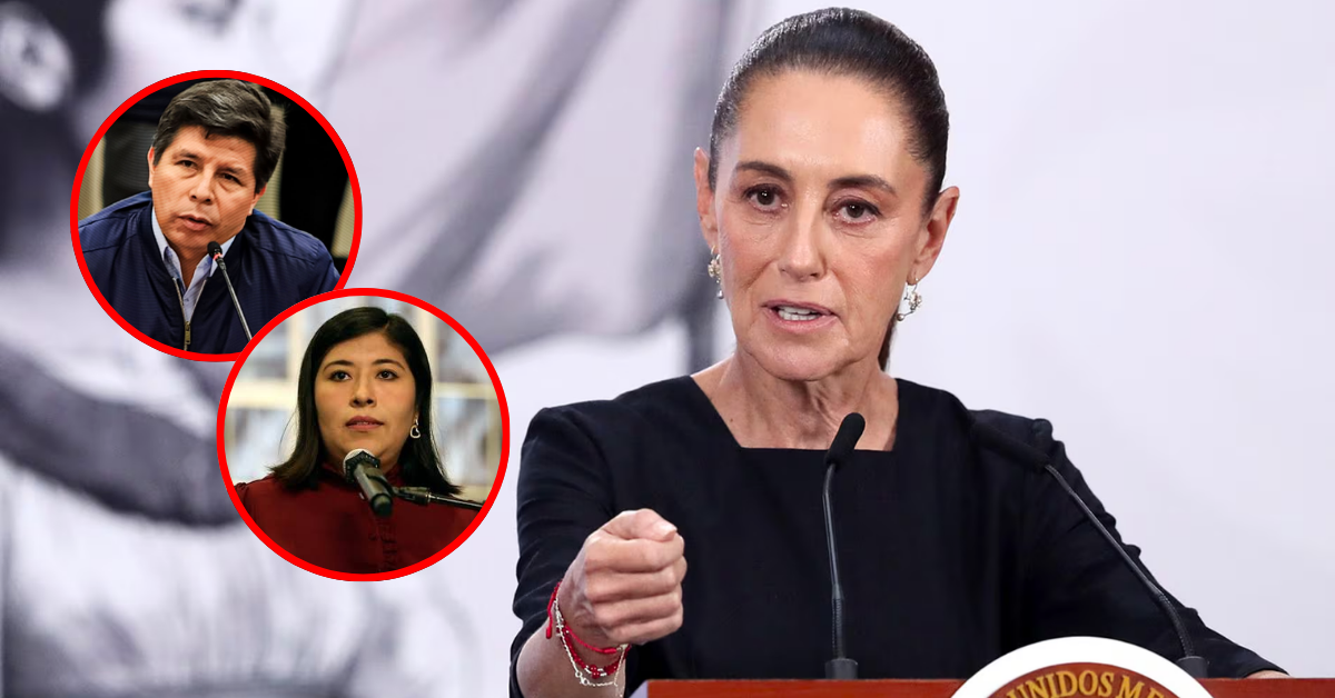 Claudia Sheinbaum: «Vamos a seguir en la defensa del presidente Pedro Castillo, bienvenida Betssy Chávez»