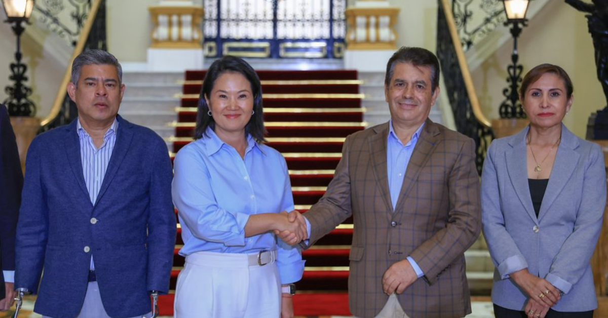 Keiko Fujimori se reunió con fiscal de la nación y ministros para coordinar acciones contra la delincuencia