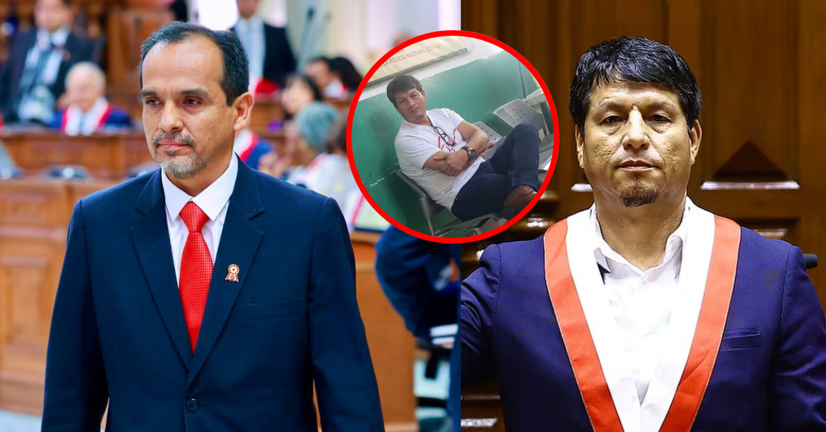 Senador Humberto Morales enfrenta a la prensa al defender a Julián Pérez: «¡Usted no puede sentenciarlo!»