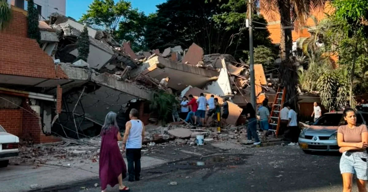 Terremoto en Colombia: rescatan con vida a una niña atrapada entre escombros en Cali