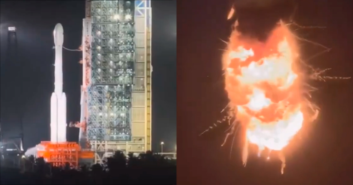 China: Cohete que llevaba satélite explota en menos de dos minutos tras despegar