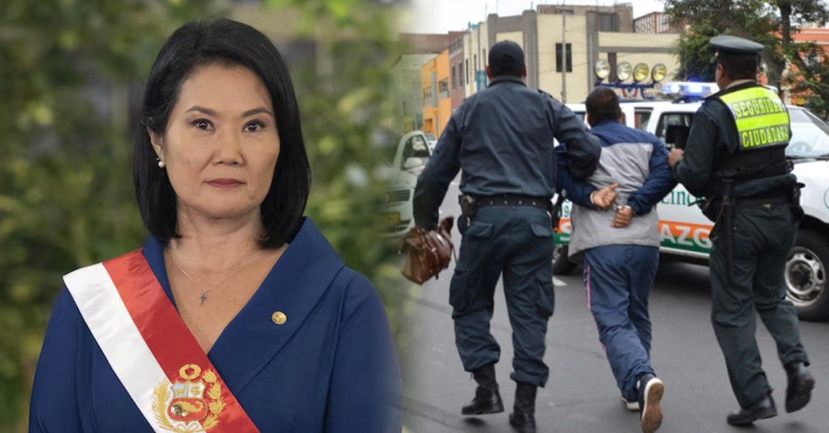 Keiko Fujimori pide confianza en la lucha contra la criminalidad: «No podemos dar resultados en 15 días»