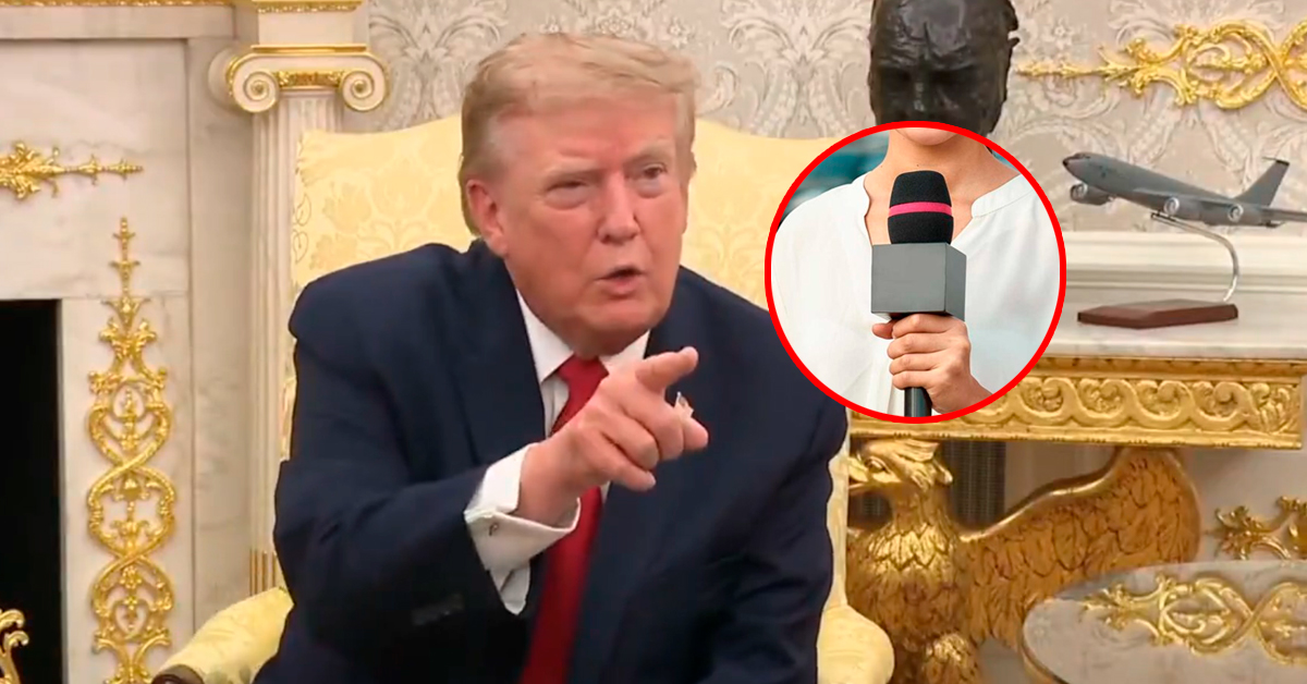 Donald Trump protagoniza tenso cruce con periodista en la Casa Blanca y la manda a callar: «Eres ruidosa»