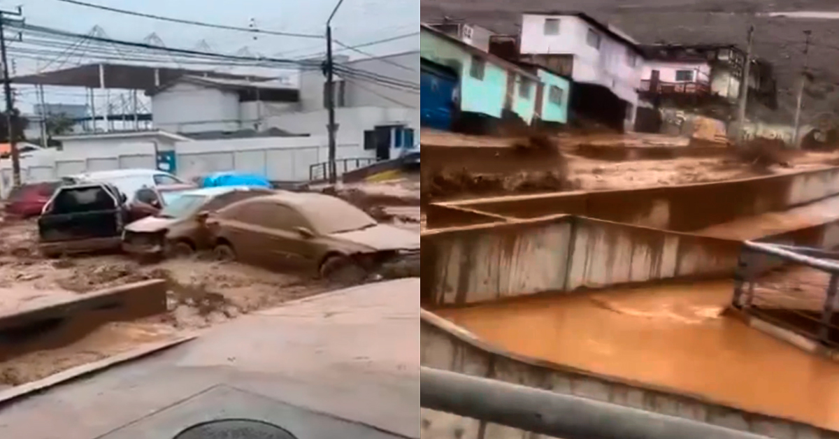 Emergencia en Chile: decretan estado de excepción por aluviones que inundan Antofagasta