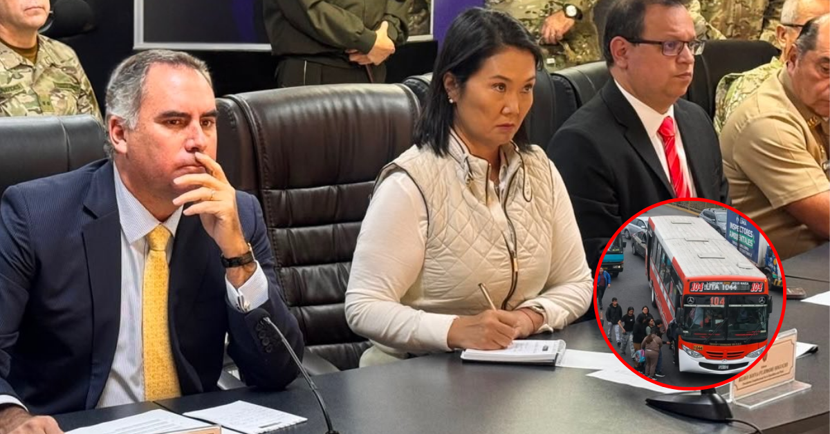 Keiko Fujimori recibe junto a ministros reporte sobre las operaciones de las Fuerzas Armadas en el país