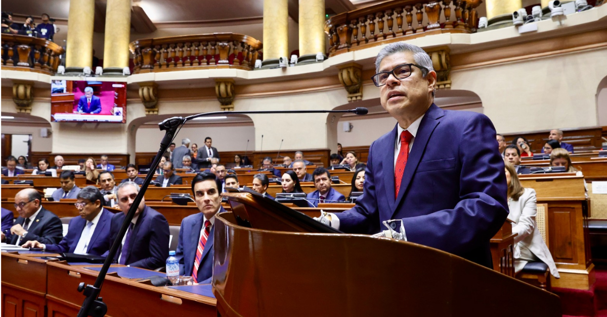 Premier Galarreta sobre presentación de facultades legislativas: «Estamos puliendo para poder tener todas las herramientas»