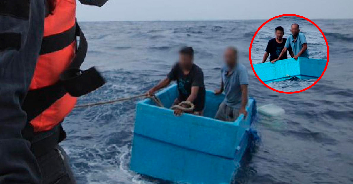 Milagro en altamar: rescatan a pescadores que sobrevivieron cinco días sobre una hielera en el Pacífico