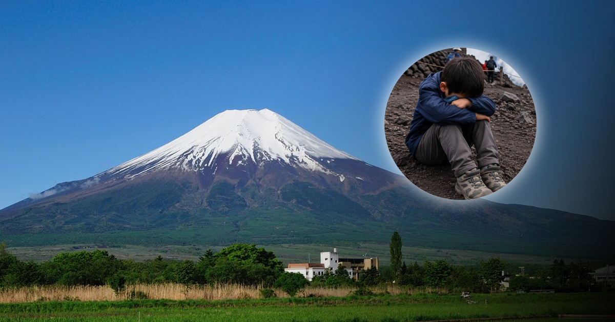 «Inaceptable»: padre deja solo a su hijo de 7 años mientras escalaban el Monte Fuji, el más alto de Japón
