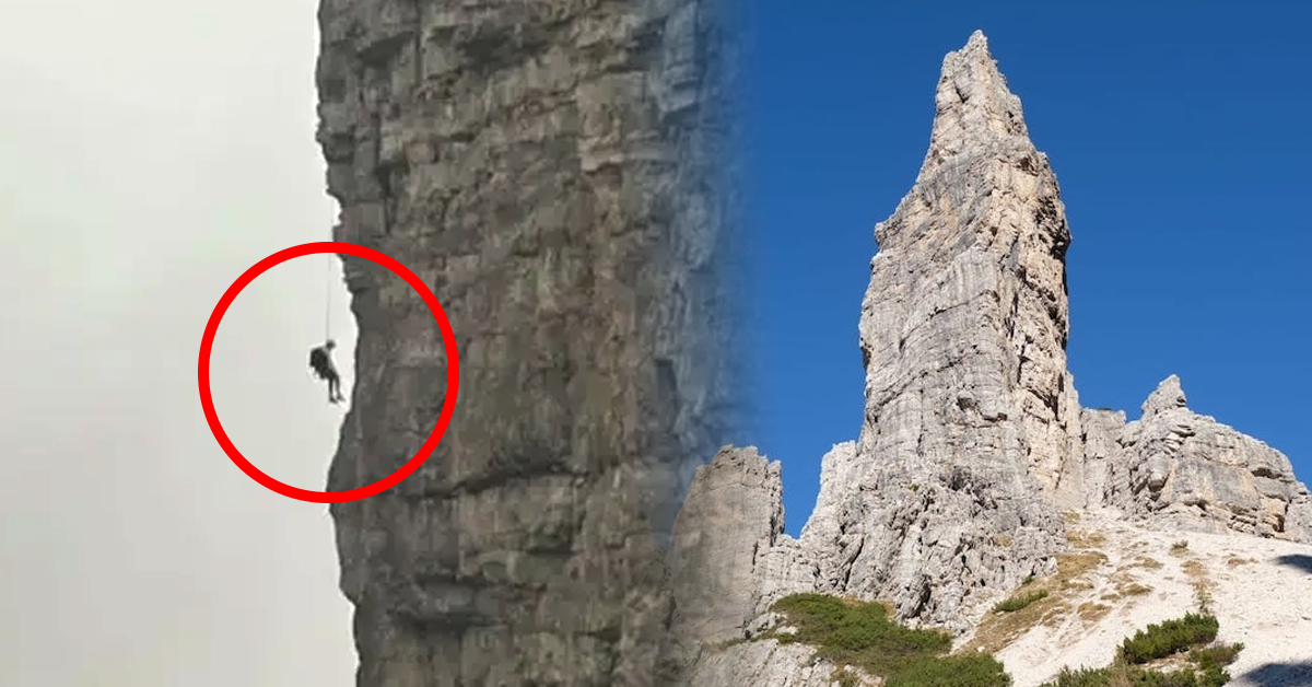 Rescate de película: salvan a un alpinista que estuvo colgado en aire durante 12 horas seguidas