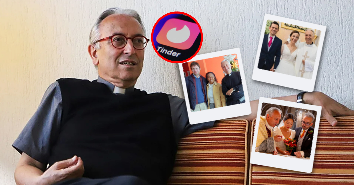 El ‘cura Tinder’: así es como un sacerdote logró que más de 1200 solteros hicieran «match» y sin divorcios