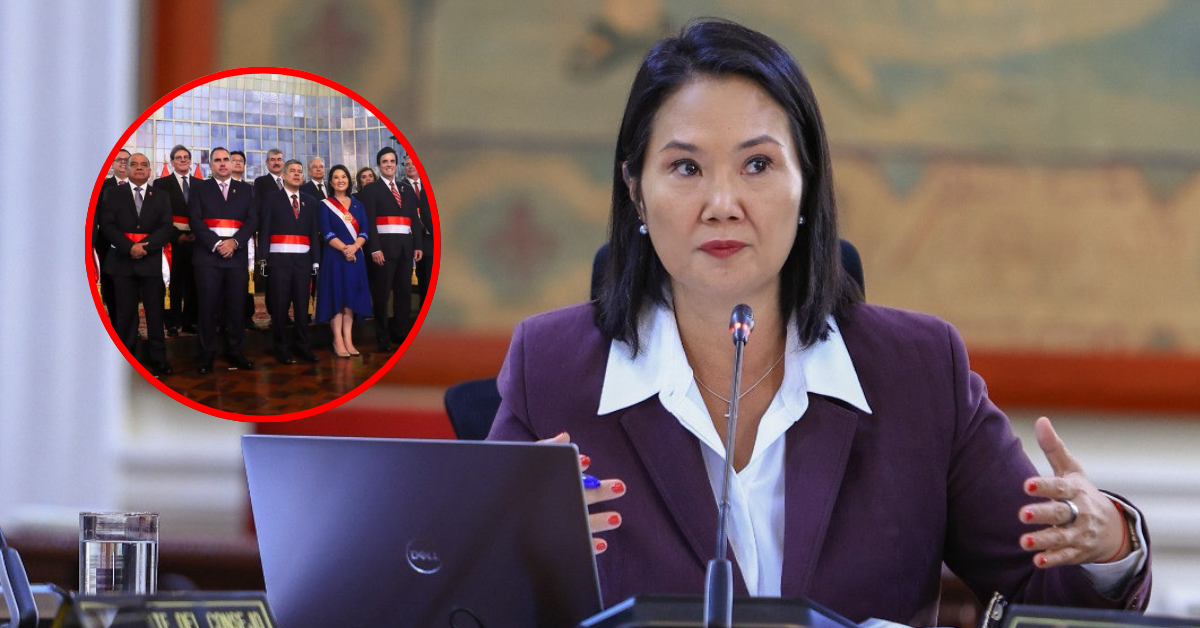 Keiko Fujimori descarta que haya evaluado cambios de ministros: «Creo que es parte de la especulación que la oposición quiere sembrar»