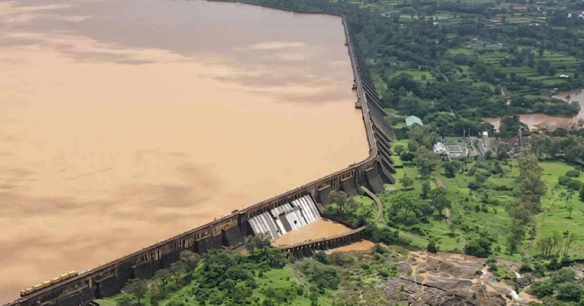 India: presa Bhatghar alcanza el 99% de su capacidad y amenaza con provocar una inundación masiva